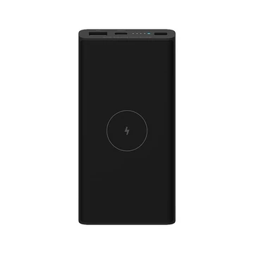 XIAOMI 10W WIRELESS POWER BANK 10000MAH VEZETÉK NÉLKÜLI KÜLSŐ AKKUMULÁTOR, FEKETE