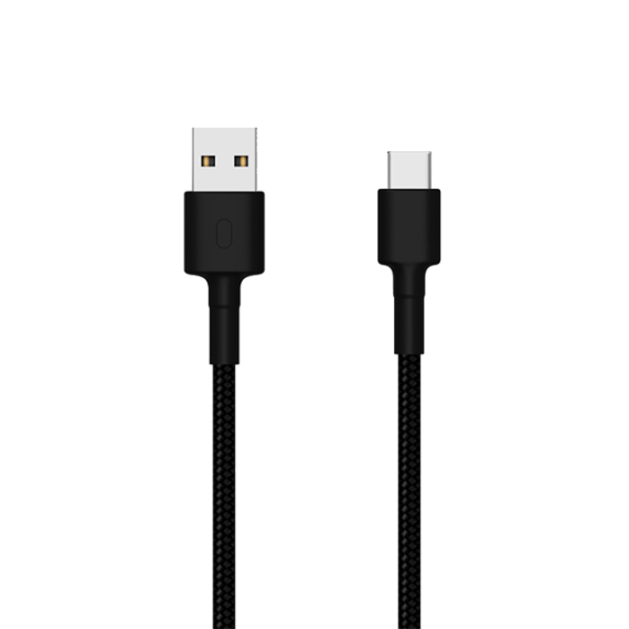 XIAOMI Mi Braided USB Type-C kábel 100cm, fekete