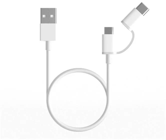 XIAOMI MI 2-IN-1 USB KÁBEL (USB TO MICRO USB & USB TYPE-C, 100CM)